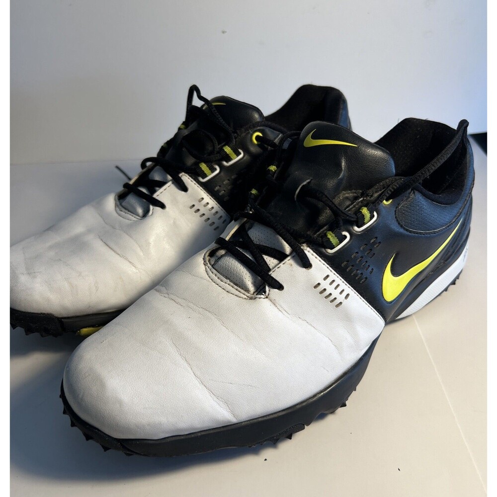 Nike 628534 Mens AirRival III Golf Leather Low Top Shoes Cleats  Size US 9.5 W